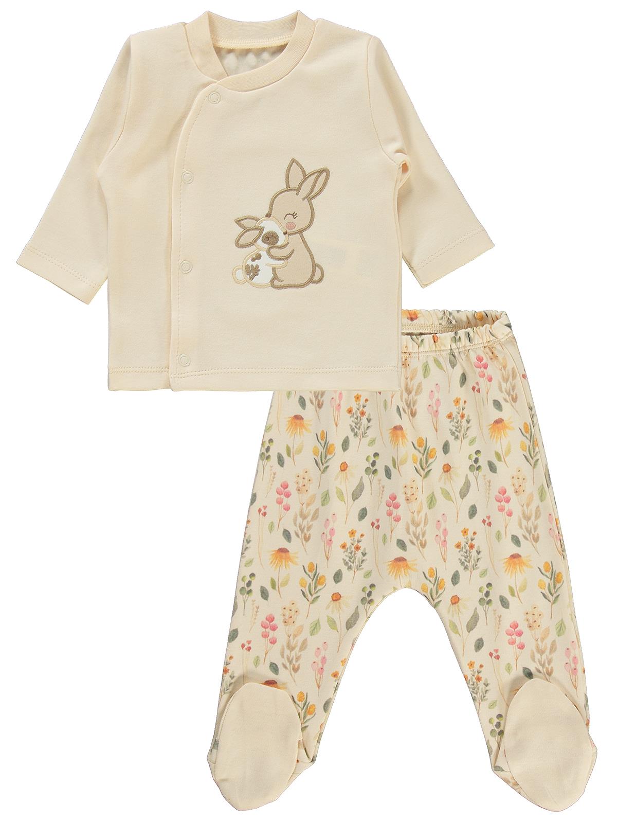 Civil Baby Kız Bebek Zıbın Setleri 0-1 Ay - Kahverengi