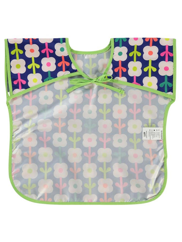 Civil Baby Çiçek Baskılı Mama Önlüğü - Lacivert