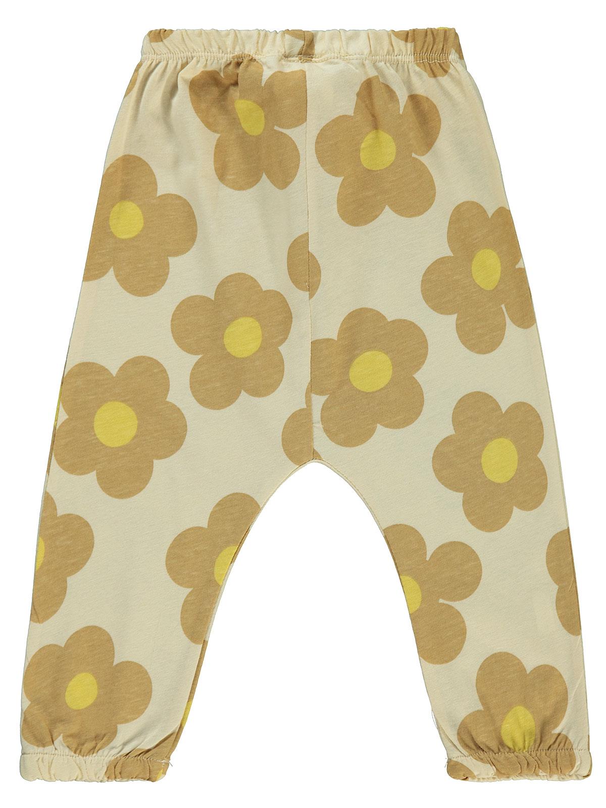 Civil Baby Big Daisy Empirme 6-18 Ay Eşofman Altı - Bej