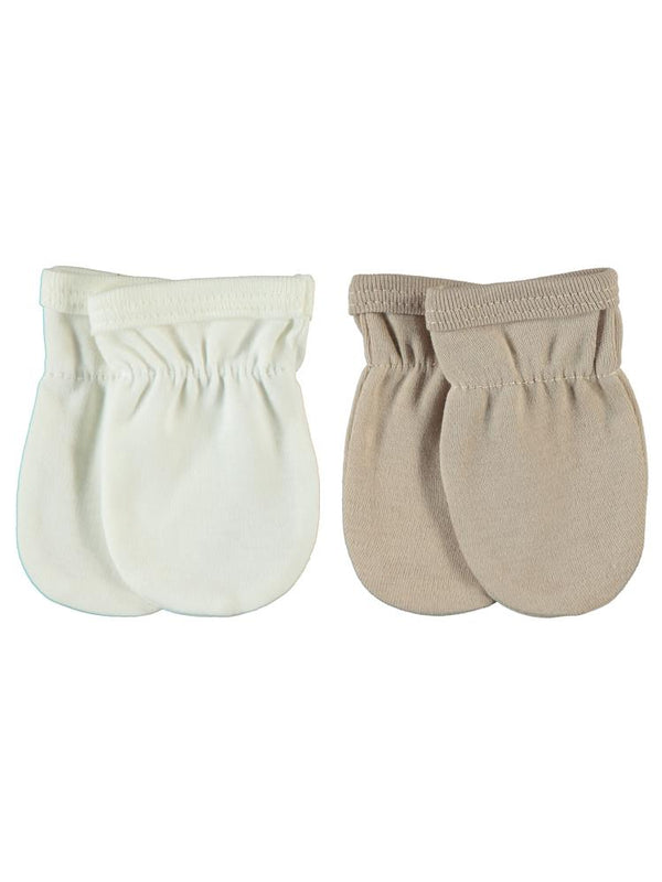 Civil Baby Düz 2 Li Eldiven - Bej