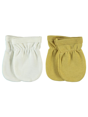 Civil Baby Düz 2 Li Eldiven - Hardal