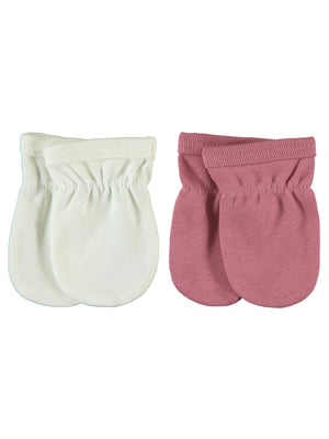 Civil Baby Düz 2 Li Eldiven - Pudra