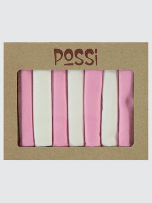 Civil Baby Düz 7 Li Ağız Mendili - Pembe