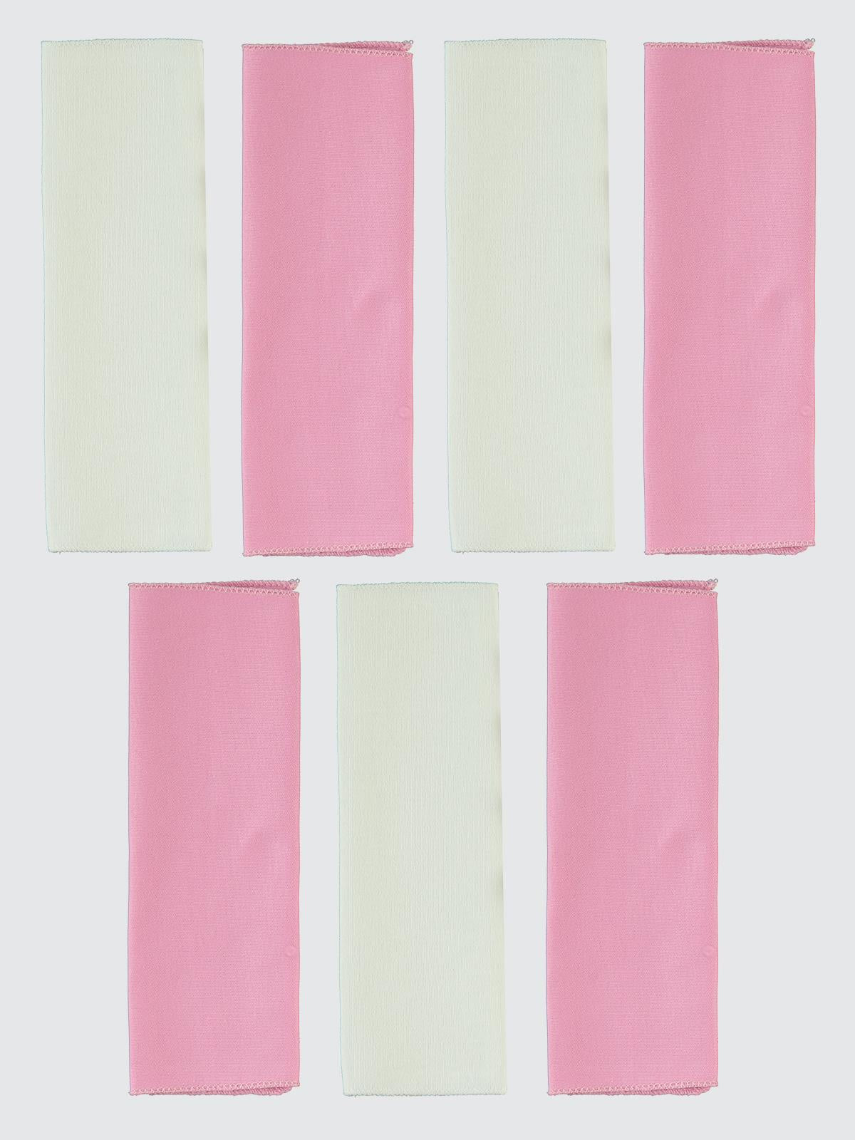 Civil Baby Düz 7 Li Ağız Mendili - Pembe