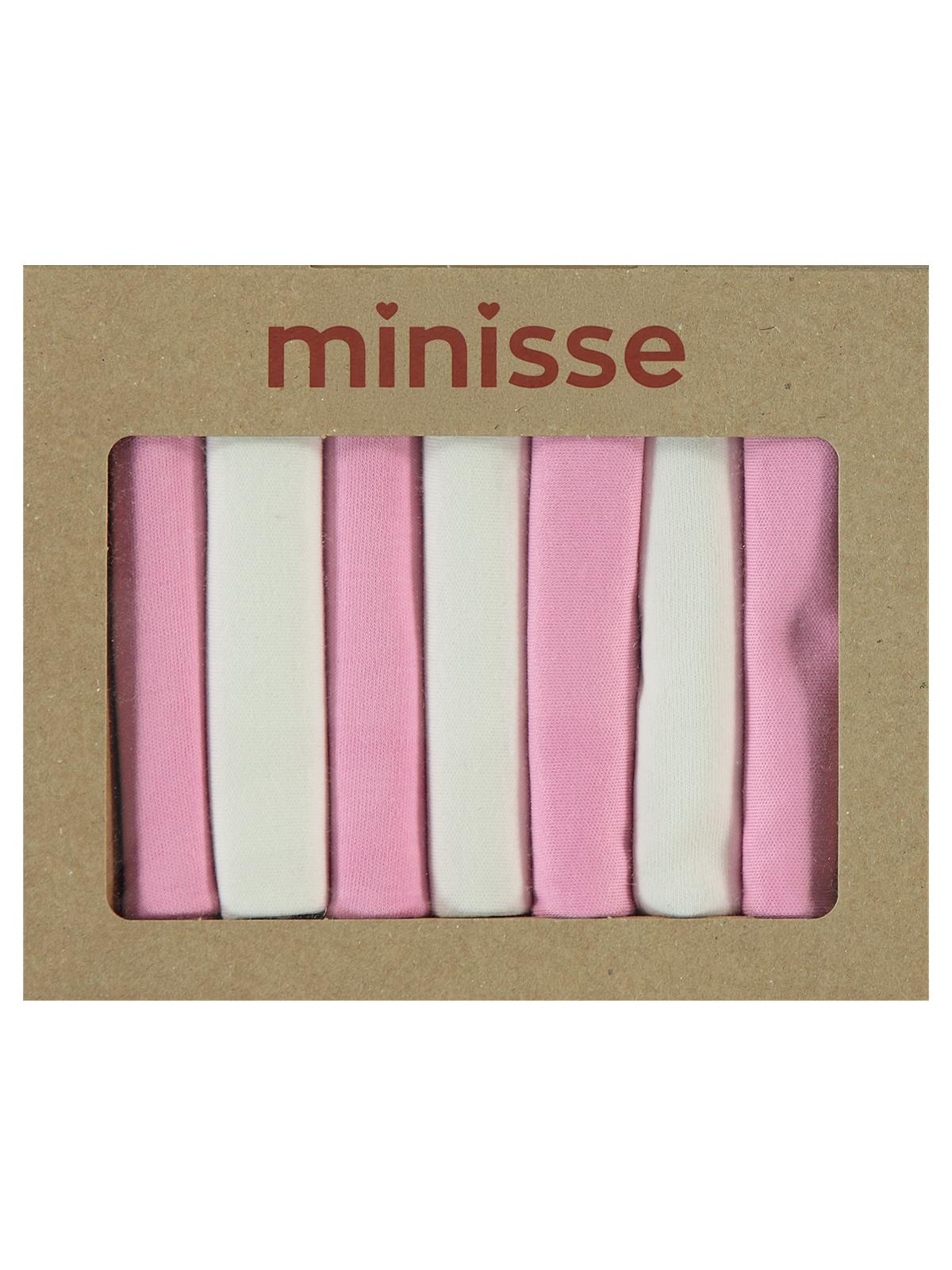 Civil Baby Düz 7 Li Ağız Mendili - Pembe