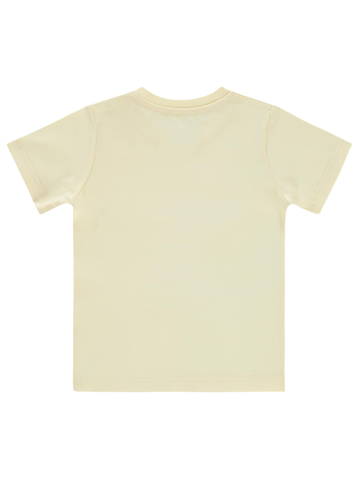 Civil Baby Nakışlı 6-18 Ay Tişört - Bej