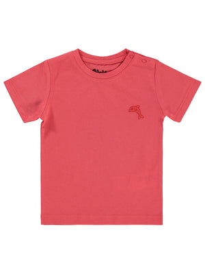 Civil Baby Nakışlı 6-18 Ay Tişört - Kırmızı