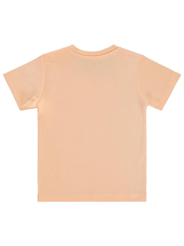 Civil Baby Nakışlı 6-18 Ay Tişört - Pudra