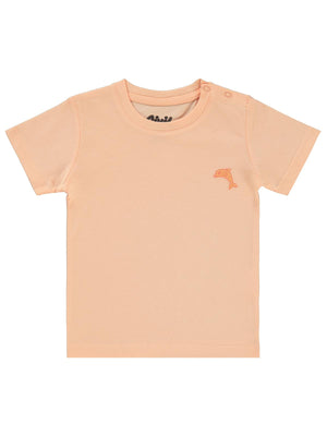 Civil Baby Nakışlı 6-18 Ay Tişört - Pudra