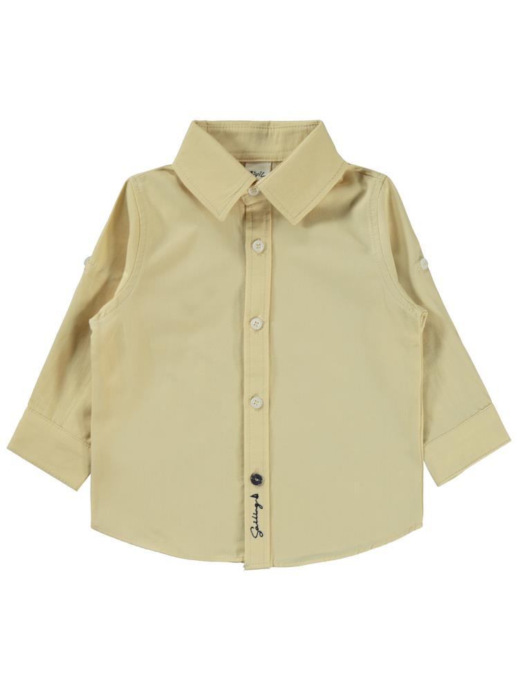 Civil Baby Klasik 6-18 Ay Gömlek - Kahverengi