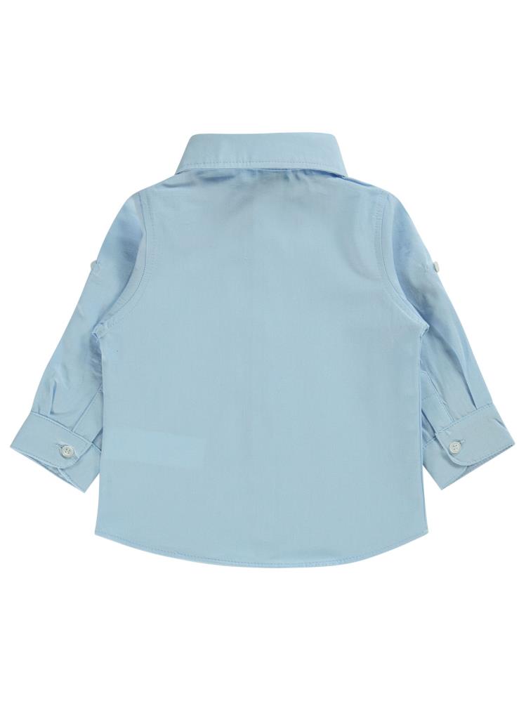 Civil Baby Klasik 6-18 Ay Gömlek - Mavi