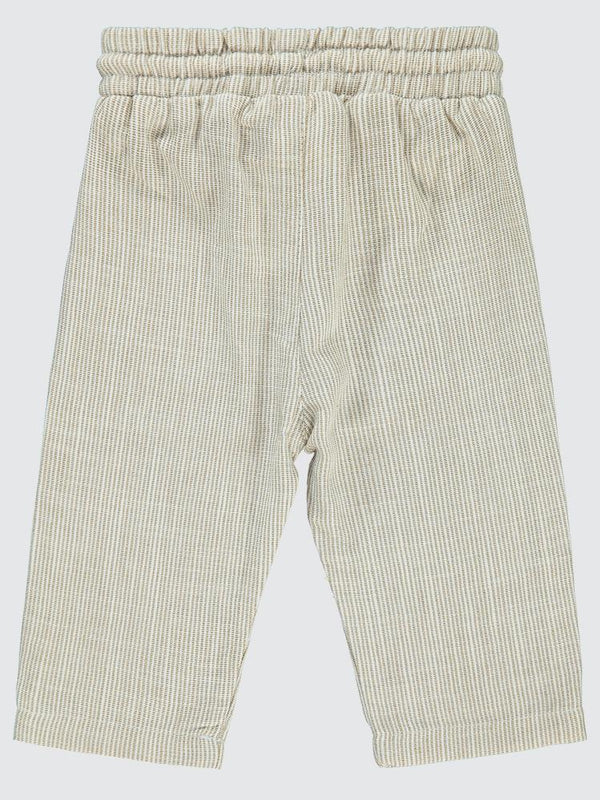 Civil Baby Çizgili 6-18 Ay Pantolon - Bej