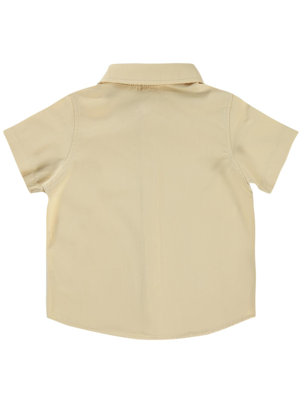 Civil Baby Klasik 6-18 Ay Gömlek - Kahverengi