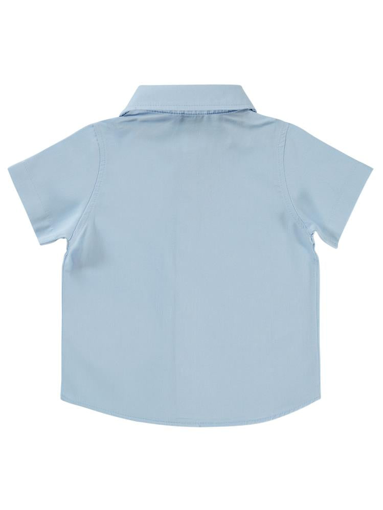 Civil Baby Klasik 6-18 Ay Gömlek - Mavi