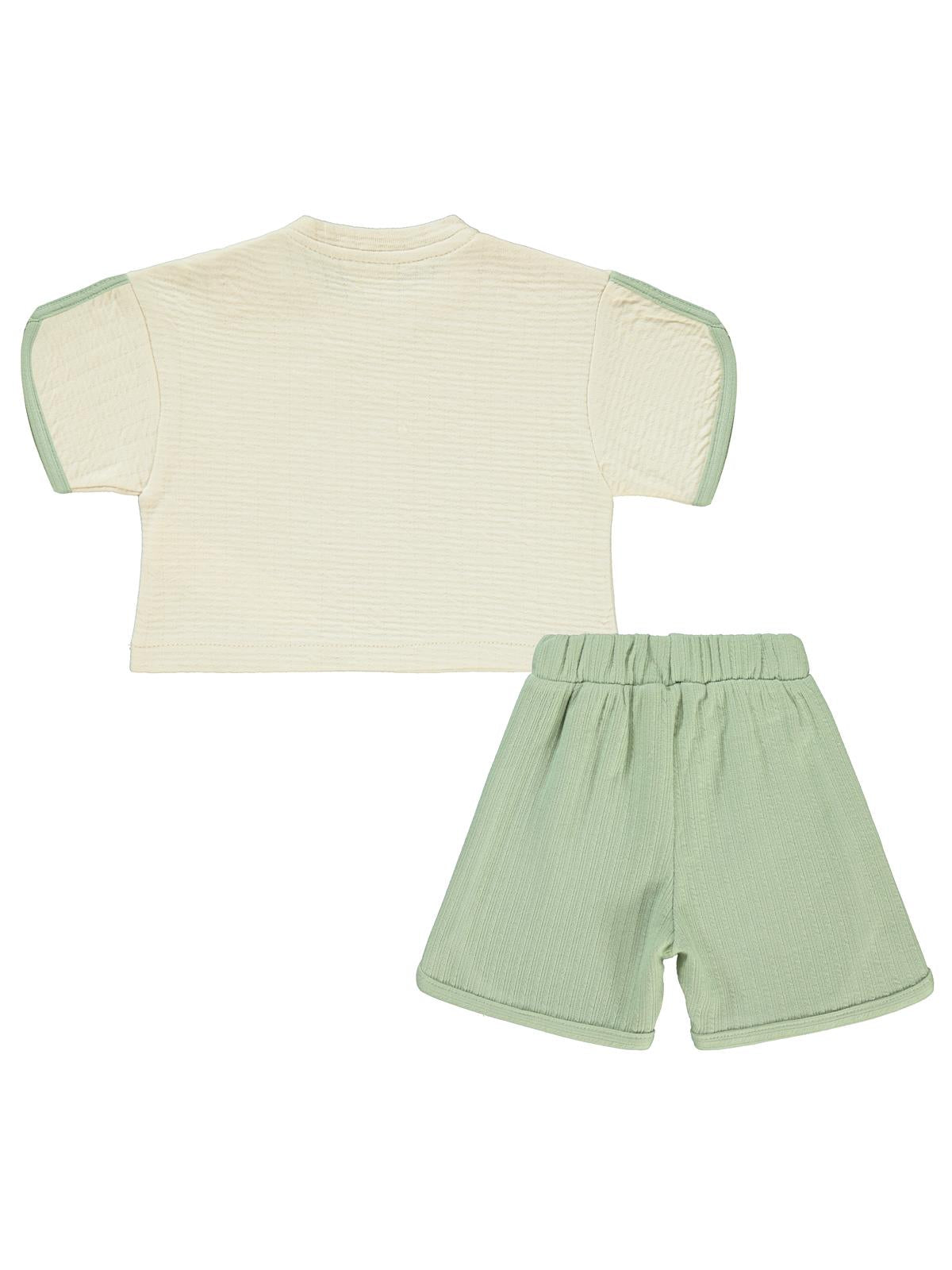 Civil Baby Cool Baby Baskılı 6-18 Ay Takım - Bej