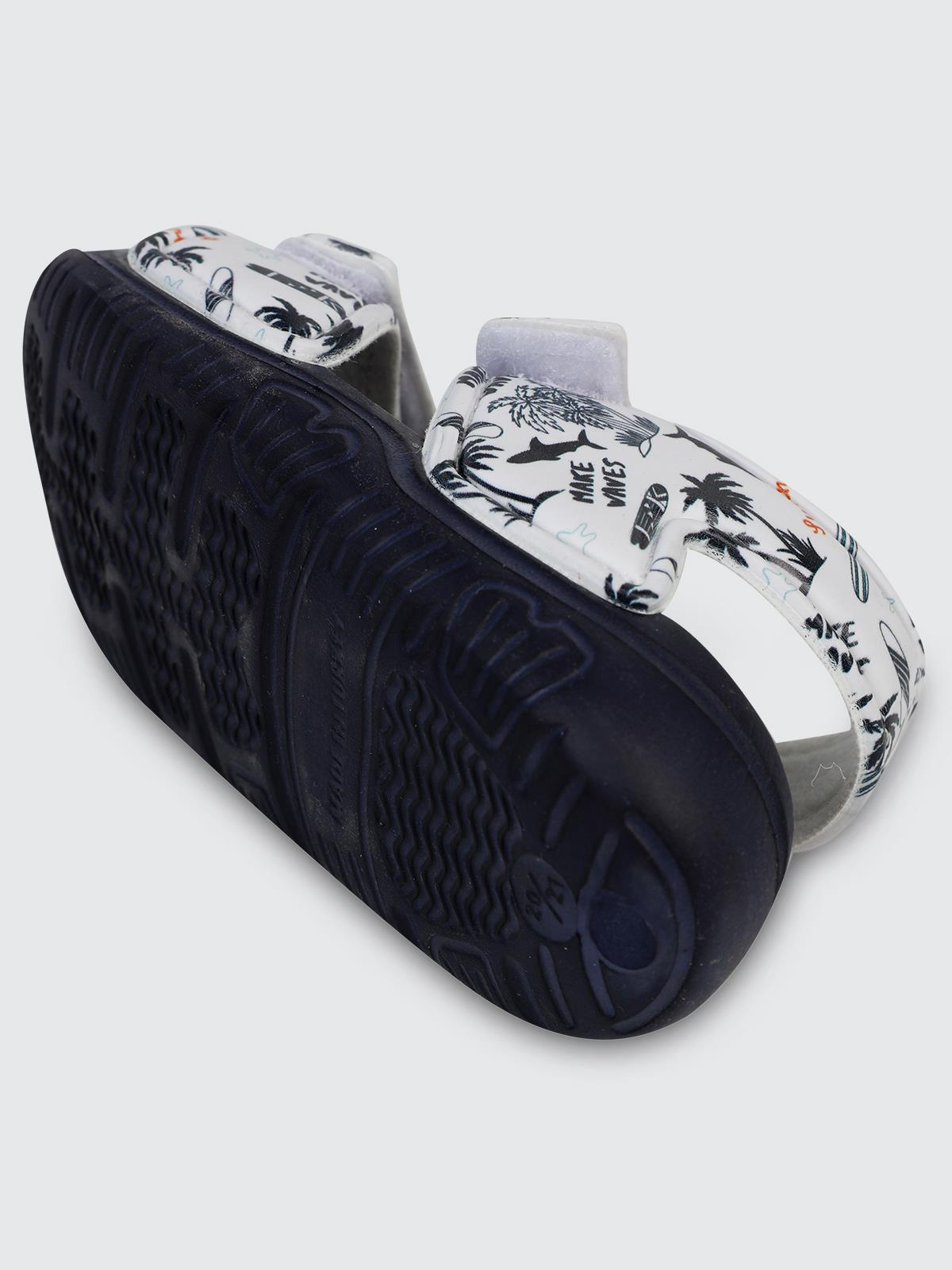 Civil Boys Palmiye Baskılı 20-24 Numara Sandalet - Beyaz