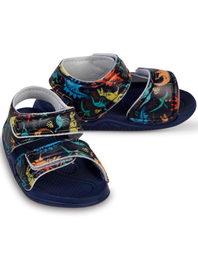 Civil Boys Dinasor Baskılı 21-25 Numara Sandalet - Lacivert