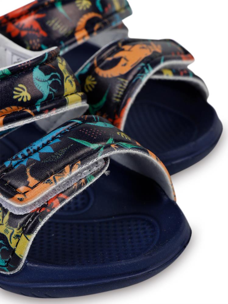 Civil Boys Dinasor Baskılı 21-25 Numara Sandalet - Lacivert