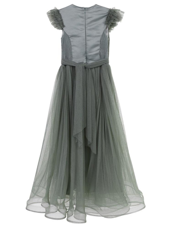 Civil Girls Bağcıklı 6-14 Yaş Abiye - Yeşil