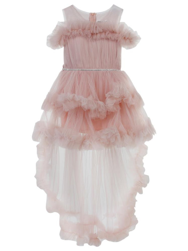 Civil Girls Kuyruklu 6-14 Yaş Abiye - Pembe