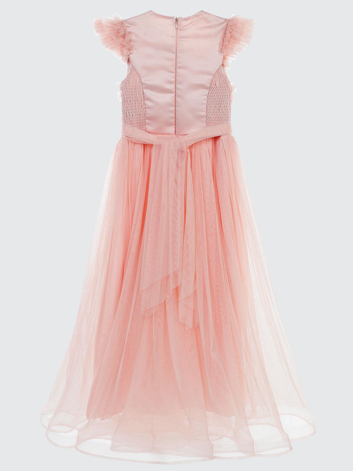 Civil Girls Bağcıklı 6-14 Yaş Abiye - Pudra