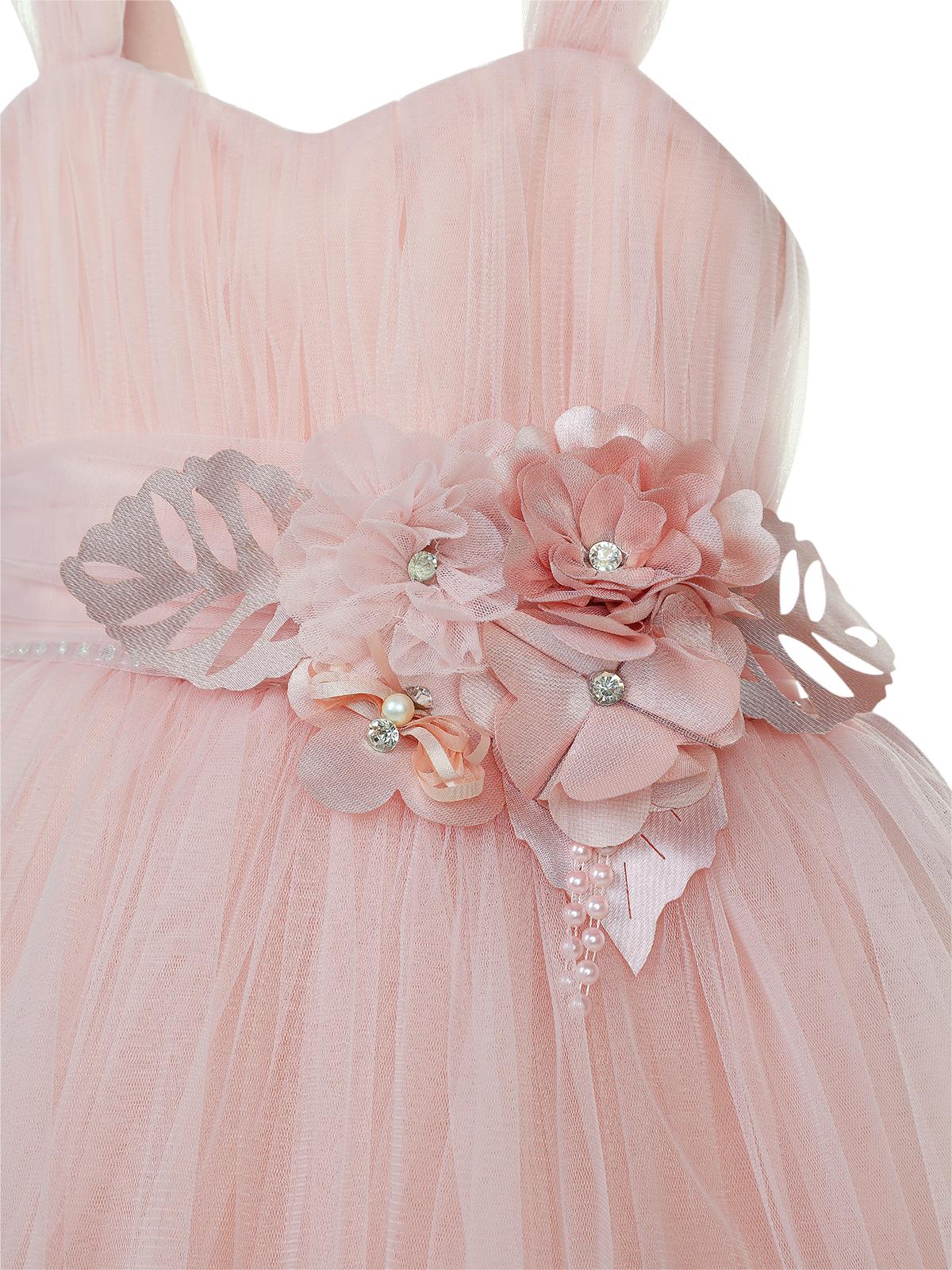 Civil Girls Tarlatanlı 2-5 Yaş Abiye - Pudra