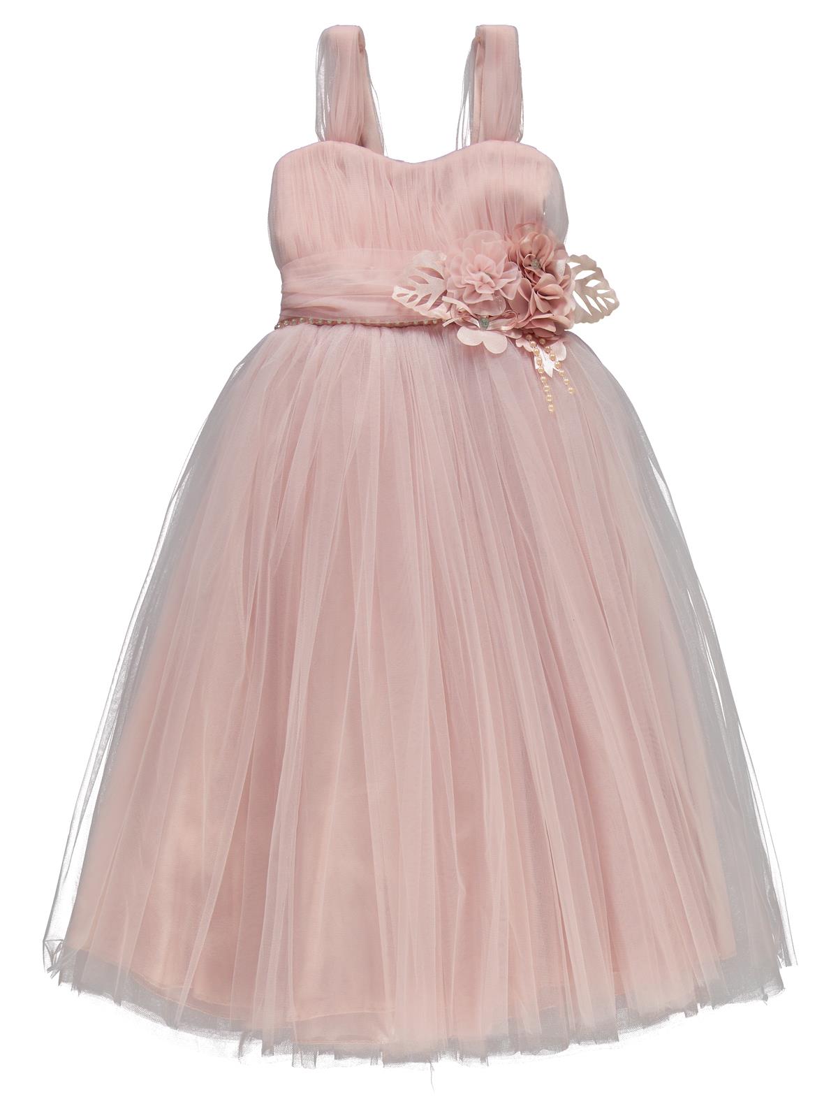 Civil Girls Tarlatanlı 2-5 Yaş Abiye - Pudra