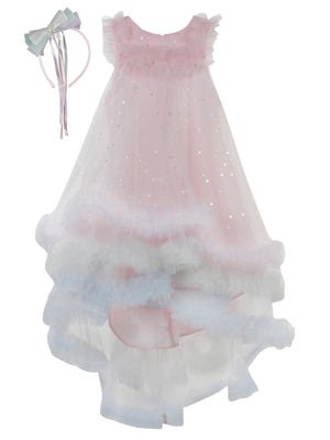 Civil Girls 6-9 Yaş Abiye - Pembe