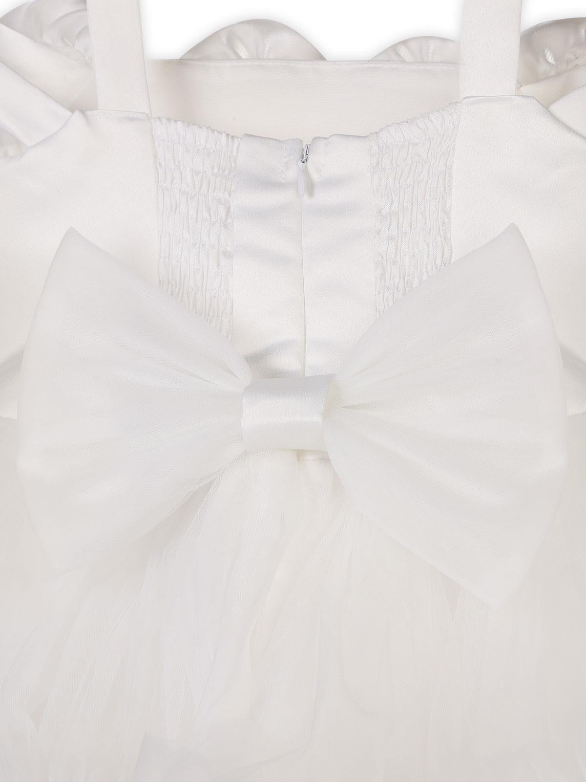 Civil Girls Güllü  2-5 Yaş Abiye - Beyaz