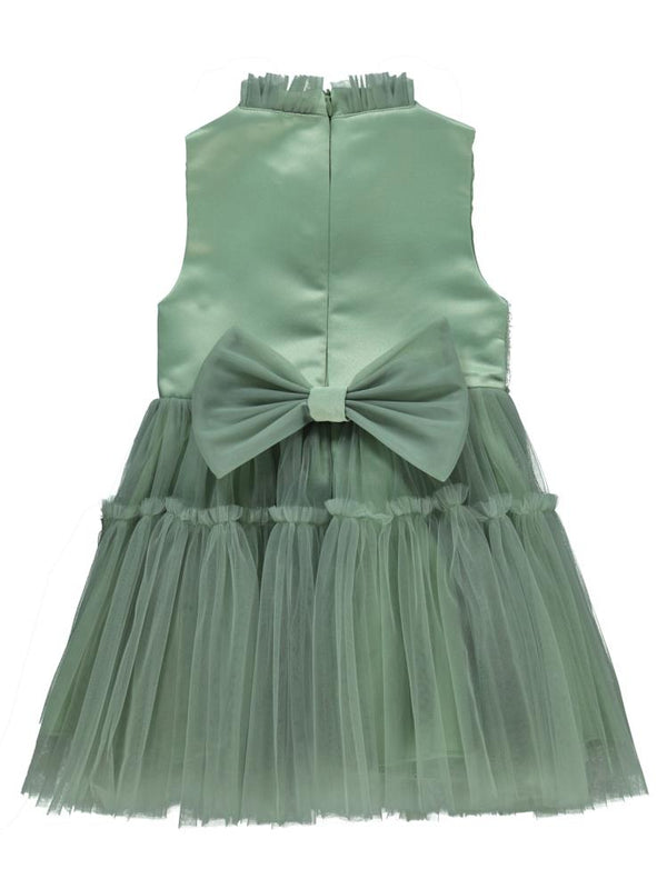 Civil Girls Piliseli 2-5 Yaş Abiye - Yeşil