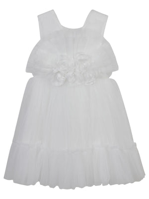 Civil Girls 6-9 Yaş Abiye - Beyaz