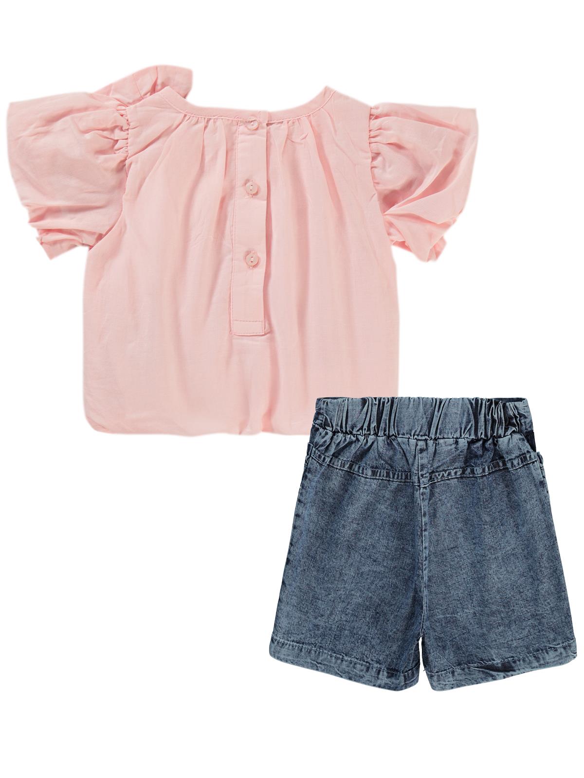 Civil Baby Fiyonklu 6-18 Ay Takım - Pembe