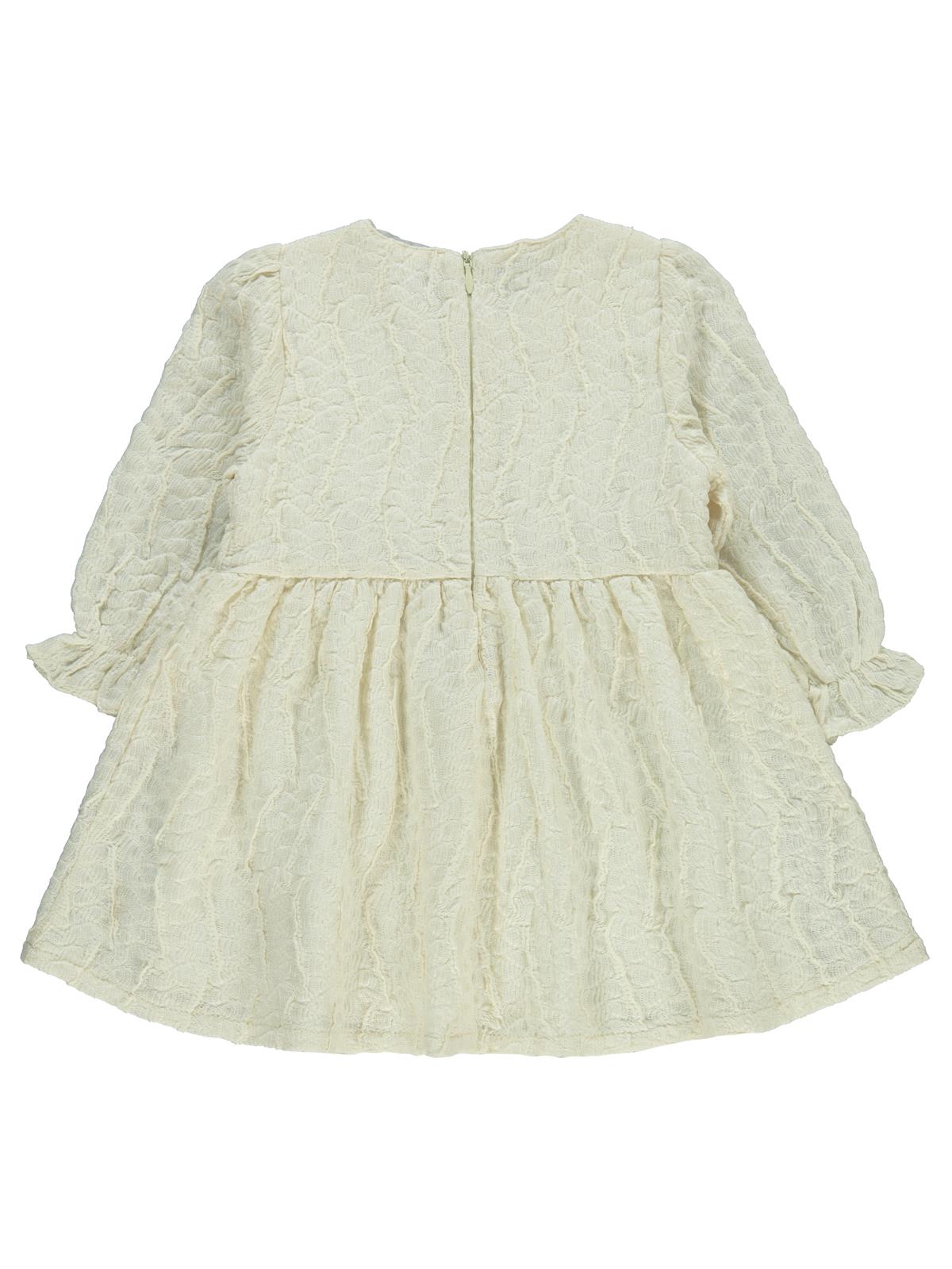 Civil Baby Dantel 6-18 Ay Elbise - Ekru