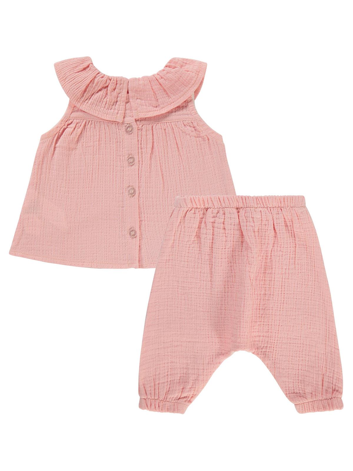 Civil Baby Müslin 6-18 Ay Takım - Pudra