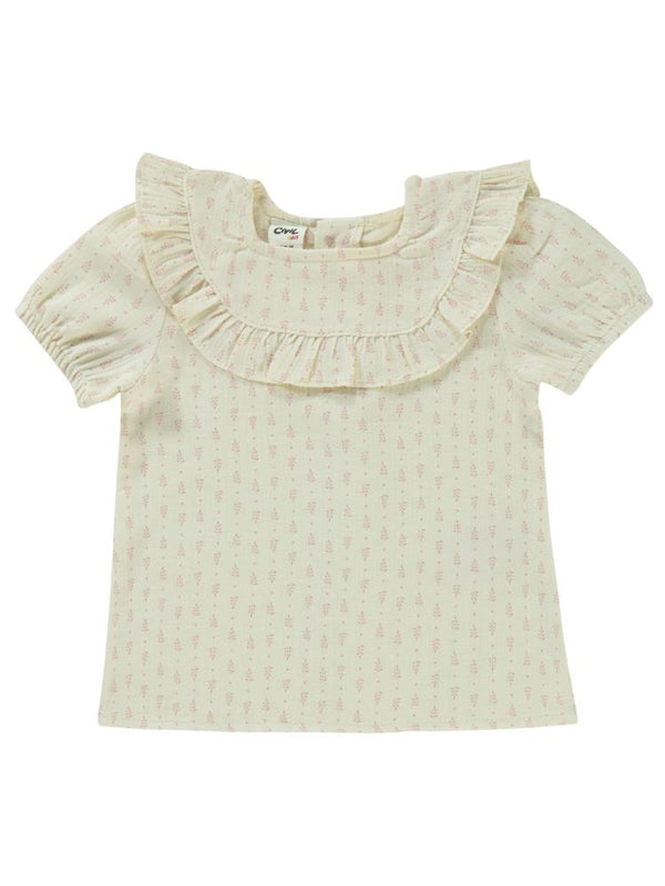 Civil Baby Çıtır Desen Empirme 6-18 Ay Takım - Ekru
