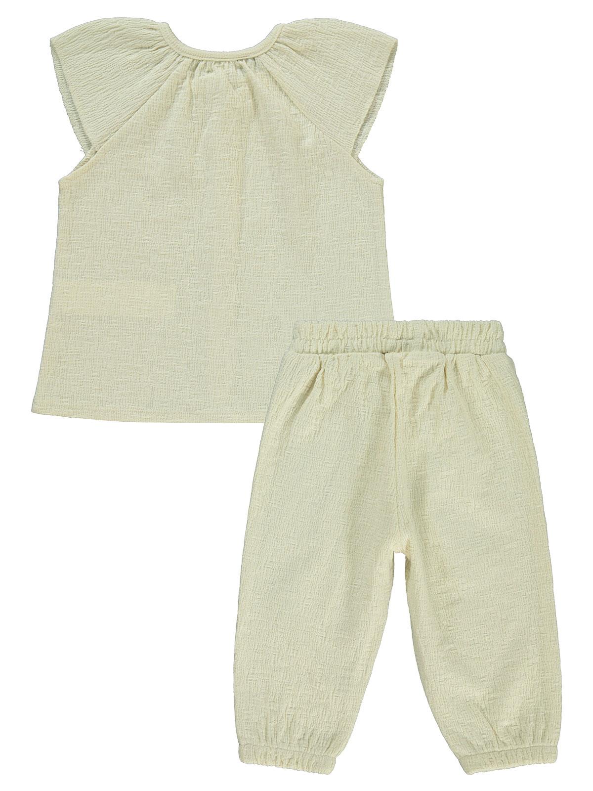 Civil Baby Sıfır Kol 6-18 Ay Takım - Ekru