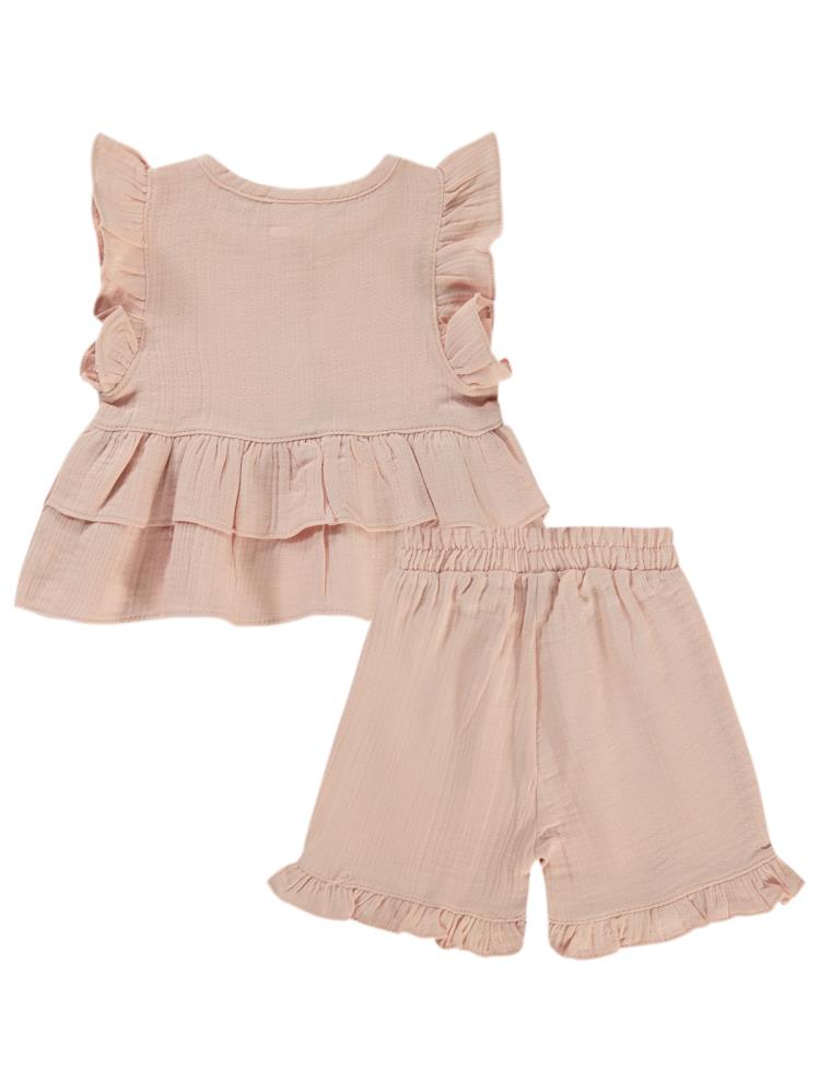 Civil Baby Müslin 6-18 Ay Takım - Pembe