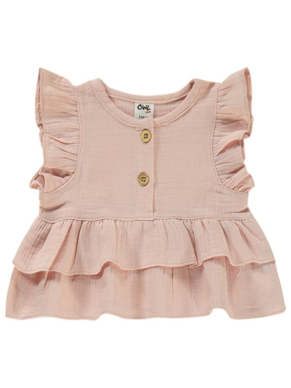 Civil Baby Müslin 6-18 Ay Takım - Pembe
