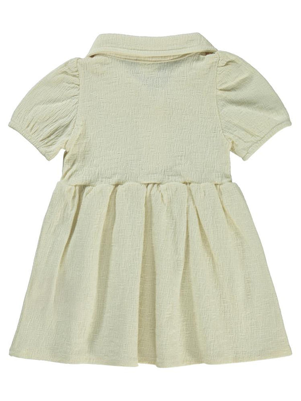 Civil Baby Kol Ucu Lastikli 6-18 Ay Elbise - Ekru