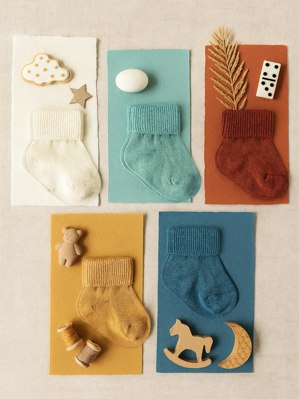 Civil Baby Bebek 5'li Çorap 6-12 Ay