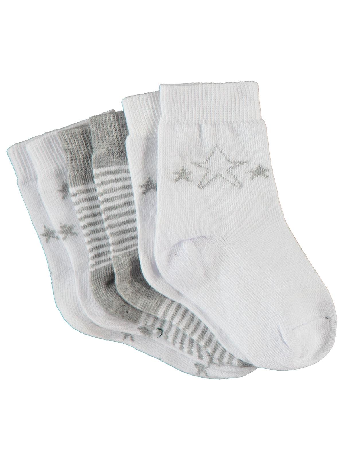 Civil Baby Erkek Bebek 3'lü Çorap Set 6-18 Ay