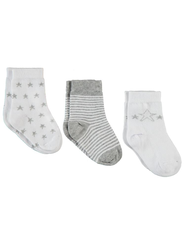 Civil Baby Erkek Bebek 3'lü Çorap Set 6-18 Ay