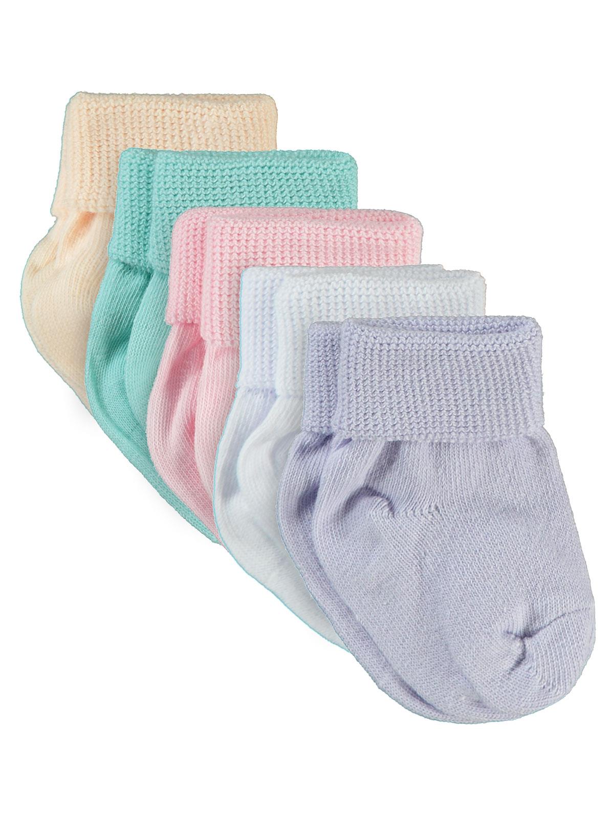 Civil Baby Kız Bebek 5'li Çorap Set 6-12 Ay