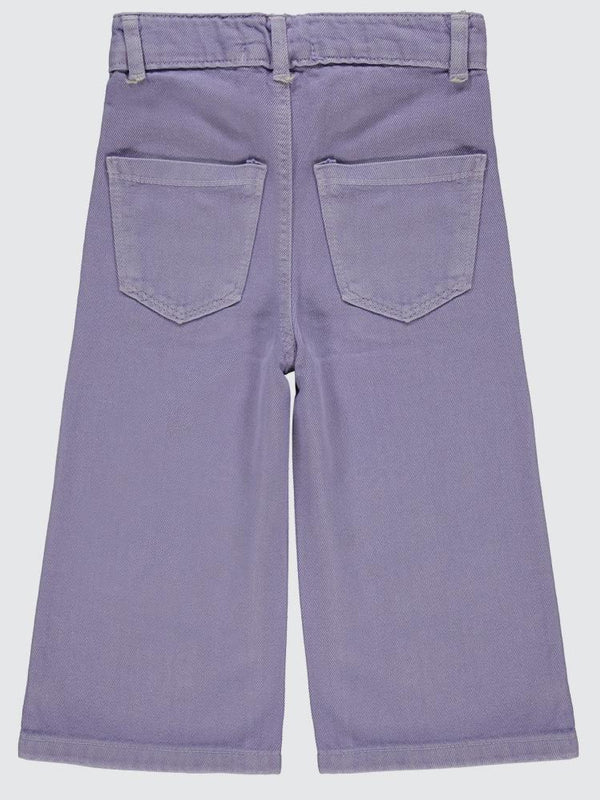Civil Girls Çiçek Nakışlı 2-5 Yaş Pantolon - Lila