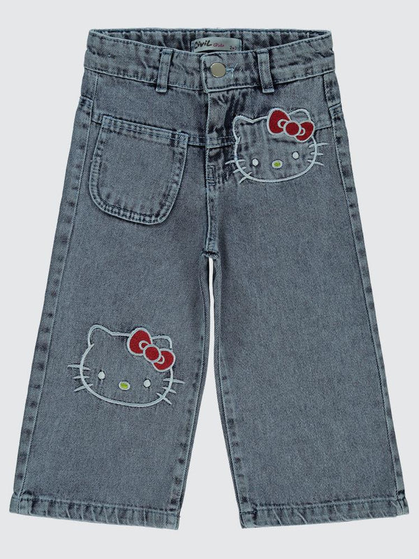 Hello Kitty 2-5 Yaş Pantolon - Mavi