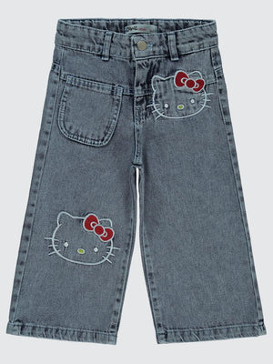 Hello Kitty 2-5 Yaş Pantolon - Mavi