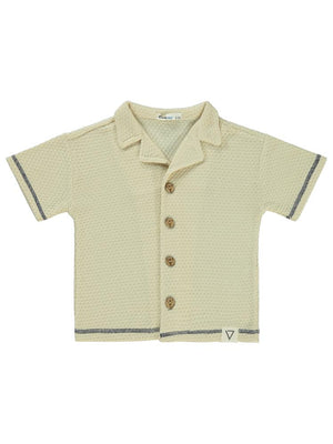 Civil Boys Petek Kumaş 2-5 Yaş Gömlek - Ekru