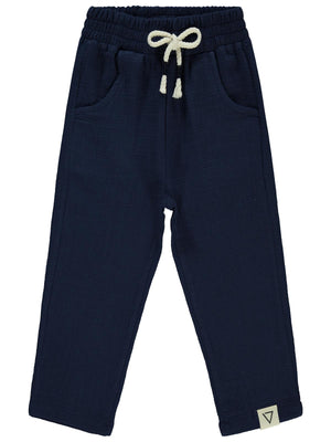 Civil Boys Süs Bağcıklı 2-5 Yaş Pantolon - Lacivert