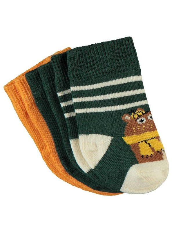 Civil Baby Erkek Bebek 3'lü Çorap Set 6-18 Ay