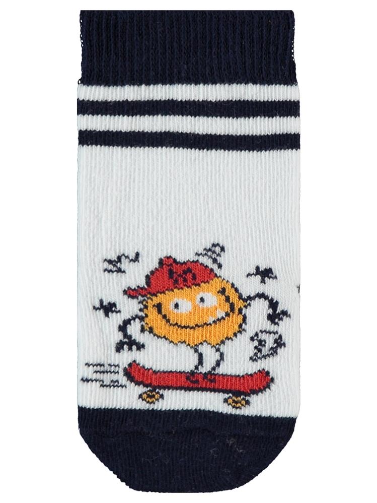 Civil Baby Monster 3'lü 6-18 Ay Bebek Erkek Çorap Set